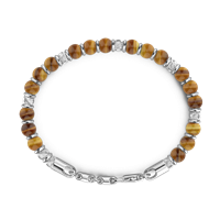 Pulsera Zancan Athmosfere in Plata Occhio di tigre ESB196-OT - ESB196-OT